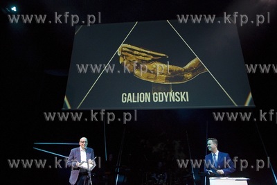 Teatr Muzyczny w Gdyni. Uroczysa gala wręczenia Galionów...
