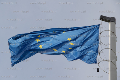 Góra Gradowa. Podniesienie na maszt europejskiej flagi...