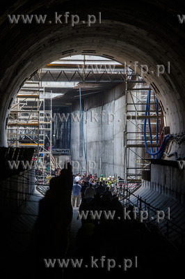 Gdansk. Dzien Otwarty Budowy Tunelu Pod Martwa Wisla.
19.10.2014
fot....
