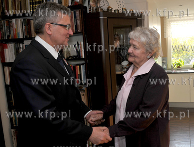 Wizyta prezydenta Bronislawa Komorowskiego w Gdansku....