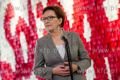 Premier Ewa Kopacz zwiedza ECS. 31.08.2015 fot. Mateusz...