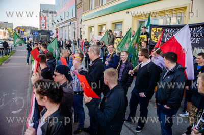 Gdansk. Wrzeszcz. protest przedstawicieli Mlodziezy...