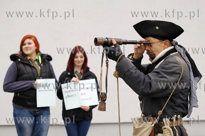 Gdansk Nowy Port. Performance wyborczy pod haslem Marchewka...