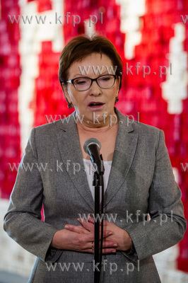 Premier Ewa Kopacz zwiedza ECS. 31.08.2015 fot. Mateusz...