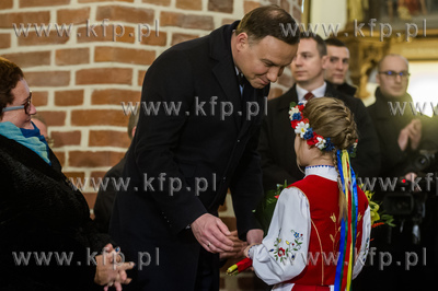 Wizyta Prezydenta RP Andrzeja Dudy w Pucku podczas...