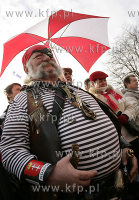 Gdansk. Parada Niepodleglosci. Nz gdanski pirat. 11.11.2007...